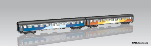 PIKO 28336 - H0 - 2-tlg. Set Schnellzugwagen Inter-City, PKP, Ep. VI